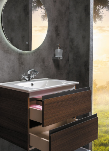 Мебель для ванной Armadi Art Capolda 65 dark wood фото 4