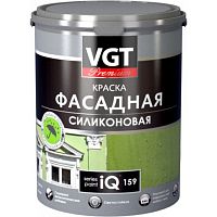 Краска VGT PREMIUM IQ 159 ФАСАДНАЯ СИЛИКОНОВАЯ с эффектом лотоса, самоочищаяся, белая, база А