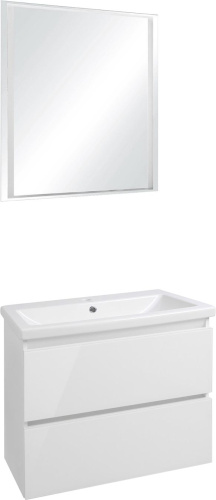 Мебель для ванной Style Line Даймонд 70 Люкс Plus подвесная, белая фото 8