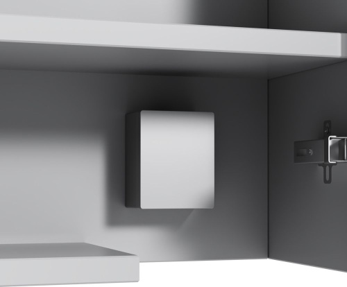 Зеркало-шкаф AM.PM Spirit V2.0 60 L с LED-подсветкой, белый глянец фото 7