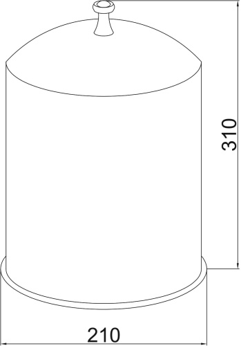 Мусорное ведро Boheme Provanse 10808 фото 2 Мусорное ведро Boheme Provanse 10808 фото 2