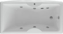 Акриловая ванна Акватек Феникс FEN180-0000006 180x85 с гидромассажем и экраном