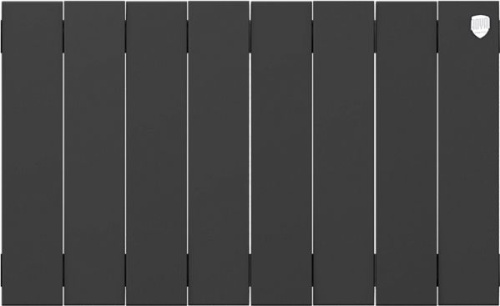 Радиатор биметаллический Royal Thermo Piano Forte 300 noir sable, 8 секций фото 2