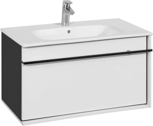 Мебель для ванной Roca Aneto 80 белая, черная фото 6