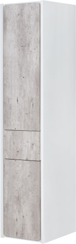 Шкаф-пенал Roca Ronda L, белый, бетон фото 4