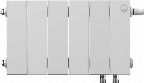 Радиатор биметаллический Royal Thermo Piano Forte 200 VD bianco traffico, 6 секций фото 2