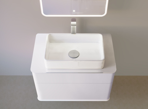 Мебель для ванной Jorno Pastel 80 белый жемчуг фото 2