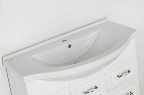 Мебель для ванной Style Line Олеандр-2 100 Люкс, белая фото 5