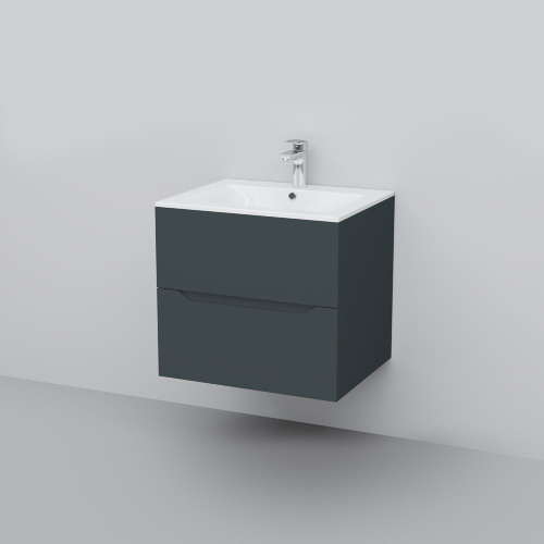 Мебель для ванной AM.PM Tender 60 подвесная, графит + Сертификат AM.PM на 30 дней подписки на медиасервис фото 3