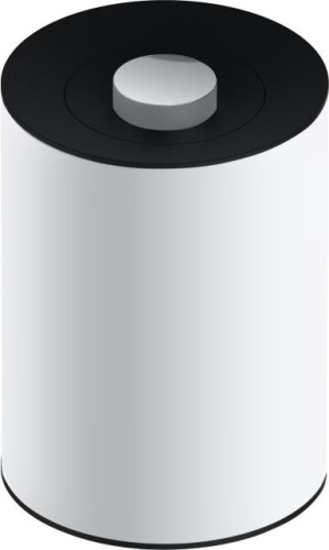 Мусорное ведро Keuco Plan 04989 белый лак, черное Мусорное ведро Keuco Plan 04989 белый лак, черное