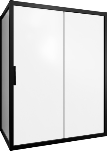 Душевой уголок STWORKI Эстерсунд DE019R80160200 160x80 см профиль черный матовый, стекло матовое фото 4
