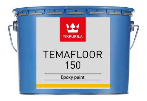 Краска эпоксидная двухкомпонентная Tikkurila Temafloor 150 TCH, высокоглянцевая