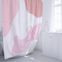 Штора для ванной Fixsen Cream FX-2514 180x200 Штора для ванной Fixsen Cream FX-2514 180x200