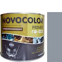 Грунт Новоколор ГФ 021 «Серый» антикоррозионный — 25кг «Novocolor»