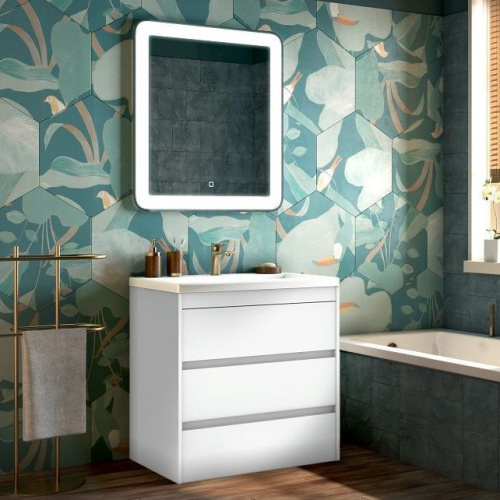 Мебель для ванной Art&Max Family 75, напольная, Bianco Lucido фото 5
