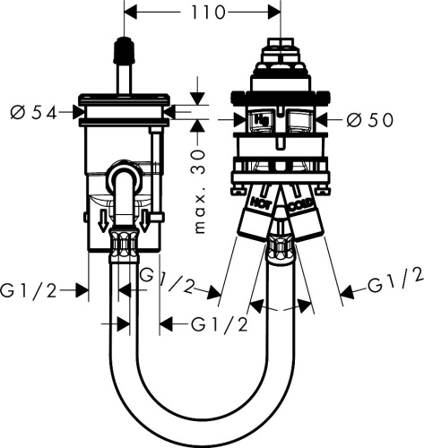 34 450 руб. Скрытая часть Hansgrohe 13159180 фото 2 Скрытая часть Hansgrohe 13159180 фото 2
