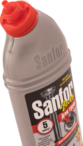 Средство для прочистки труб Sanfor 0,75 л фото 3