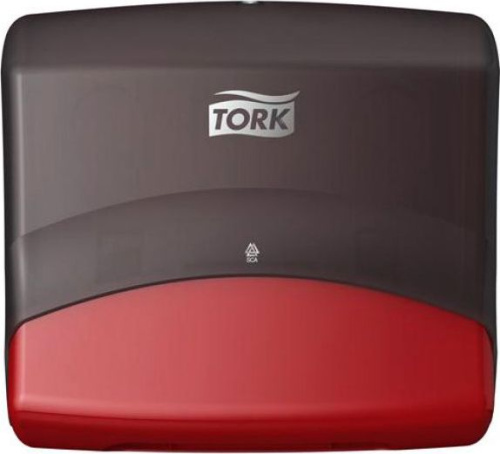 Диспенсер для протирочных материалов Tork Performance 654008 W4 красный фото 3