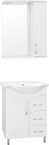 Мебель для ванной Style Line Эко Стандарт №22 65 белая фото 11