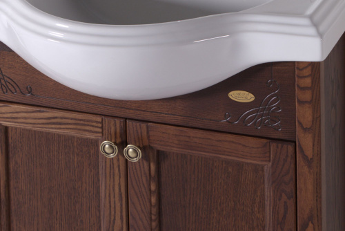 Мебель для ванной ASB-Woodline Салерно 65 орех антикварный фото 4