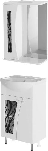 Мебель для ванной DIWO Муром 55, напольная + сифон для раковины AlcaPlast + смеситель STWORKI by Damixa фото 7