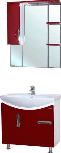 Мебель для ванной Bellezza Лагуна 75 красная фото 4