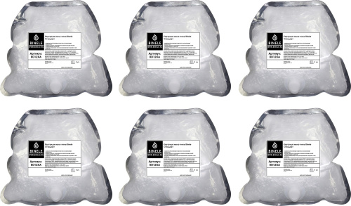 Жидкое мыло Binele BD12XA стандарт мыло-пена (Блок: 6 картриджей по 1 л) фото 2