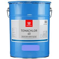 Краска Тиккурила Индастриал «Темахлор 40″(Temachlor 40) на хлоркаучуковой основе полуглянцевая 1К (18л) База TVH «Tikkurila Industrial»