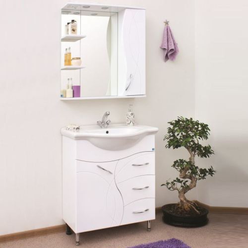Мебель для ванной Style Line Амелия 75 белая фото 15
