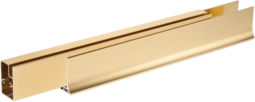 Шторка на ванну Vegas Glass E2V 120 09 10 L профиль золото, стекло сатин фото 3