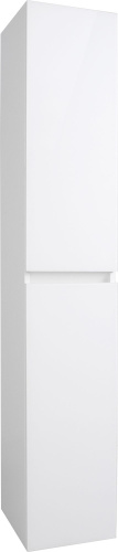 Шкаф-пенал Style Line Даймонд Люкс Plus подвесной, белый