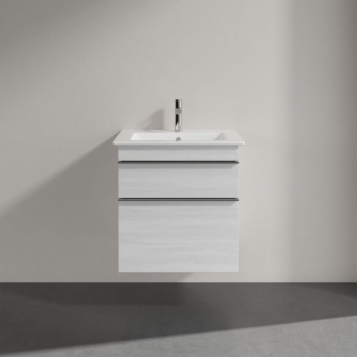 Мебель для ванной Villeroy & Boch Venticello 55 white wood, с ручками хром