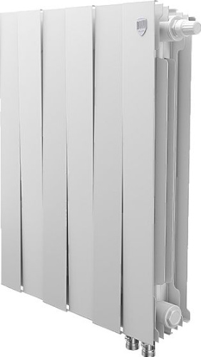 Радиатор биметаллический Royal Thermo Piano Forte 500 VDR bianco traffico, 6 секций, белый фото 4