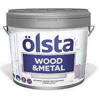 Краска Olsta Wood&Metal по дереву и металлу 