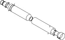 Удлинение дымохода Protherm 60/100 мм (высота: 0,5-0,8 м)