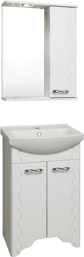 Мебель для ванной DIWO Ярославль 50 + сифон для раковины AlcaPlast + смеситель STWORKI by Damixa фото 5