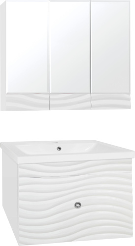 Зеркало-шкаф Style Line Вероника 80 Люкс, белый фото 4