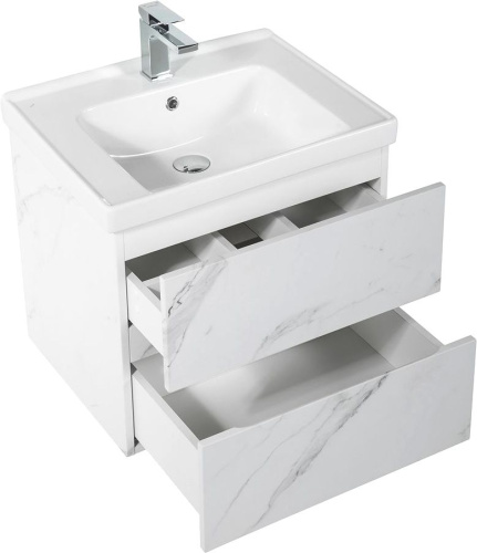 Мебель для ванной Art&Max Techno подвесная, 60, монти мрамор фото 9
