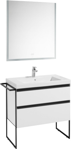 Мебель для ванной Roca Domi 80 белый глянец фото 8
