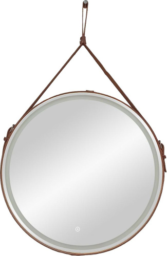 Зеркало Art&Max Milan 65 коричневый ремень фото 3