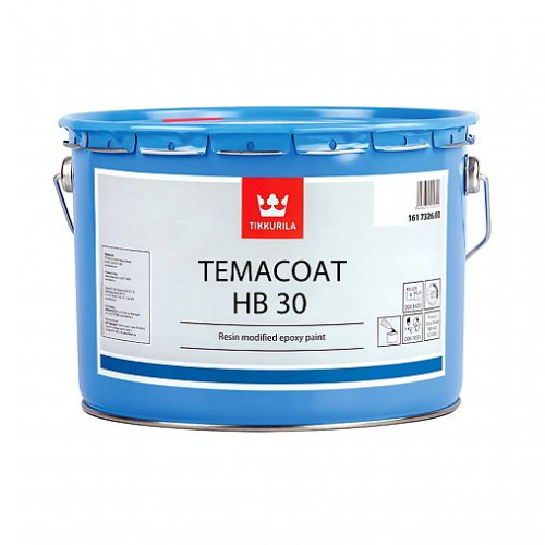 Краска эпоксидная двухкомпонентная Tikkurila Temacoat HB 30 TVH, 14,4 л