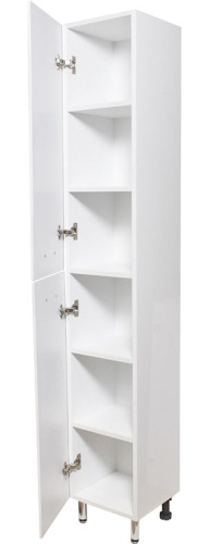 Шкаф-пенал Style Line Лотос Люкс Plus напольный, белый фото 4