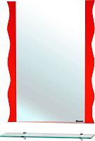Зеркало Bellezza Мари Волна 60 красное