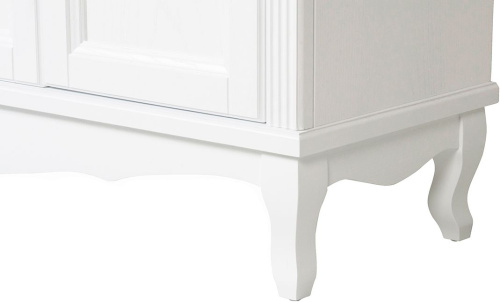 Мебель для ванной ValenHouse Эллина 105 белая, фурнитура бронза фото 15