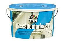 Краска фасадная водно-дисперсионная Dufa Fassadenfarbe RD90 матовая белая 2,5 л.