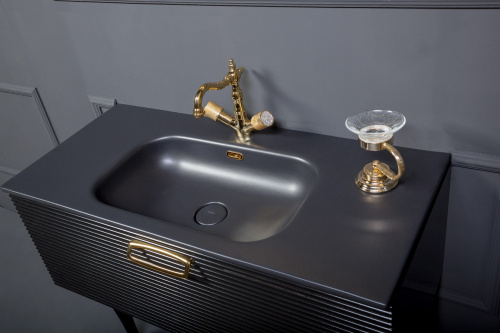 Мебель для ванной Armadi Art Vallessi Avangarde Linea 100 с раковиной-столешницей фото 3