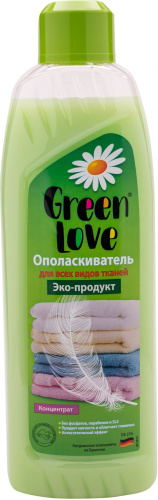 Кондиционер для белья Green Love ополаскиватель, 1 л
