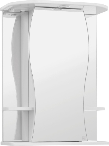 Зеркало-шкаф Style Line Эко Волна Лорена 55/С белый фото 3
