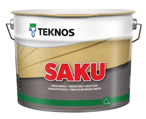 Краска Teknos Saku акриловая, для цоколя, матовая