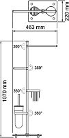 Стойка Wasserkraft K-1248 Стойка Wasserkraft K-1248